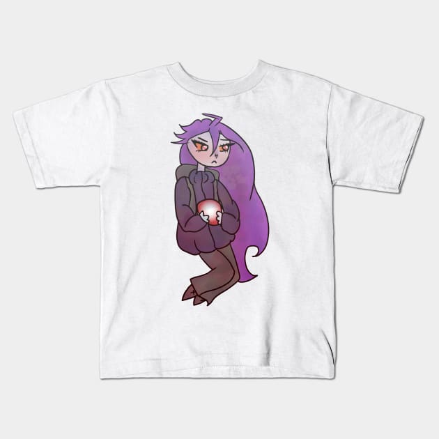 Celeste Antagonist Badeline Orb Sticker and Others Kids T-Shirt by nhitori
